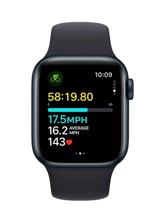 Умные часы Apple Watch SE 3 GPS 40mm Midnight Aluminium Case, с гарантией