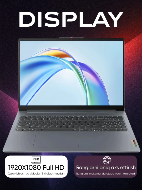 Lenovo IdeaPad Slim 3 15IAN8 i3-N305 8GB 128GB UFS 15.6 FHD W11 Arctic Grey