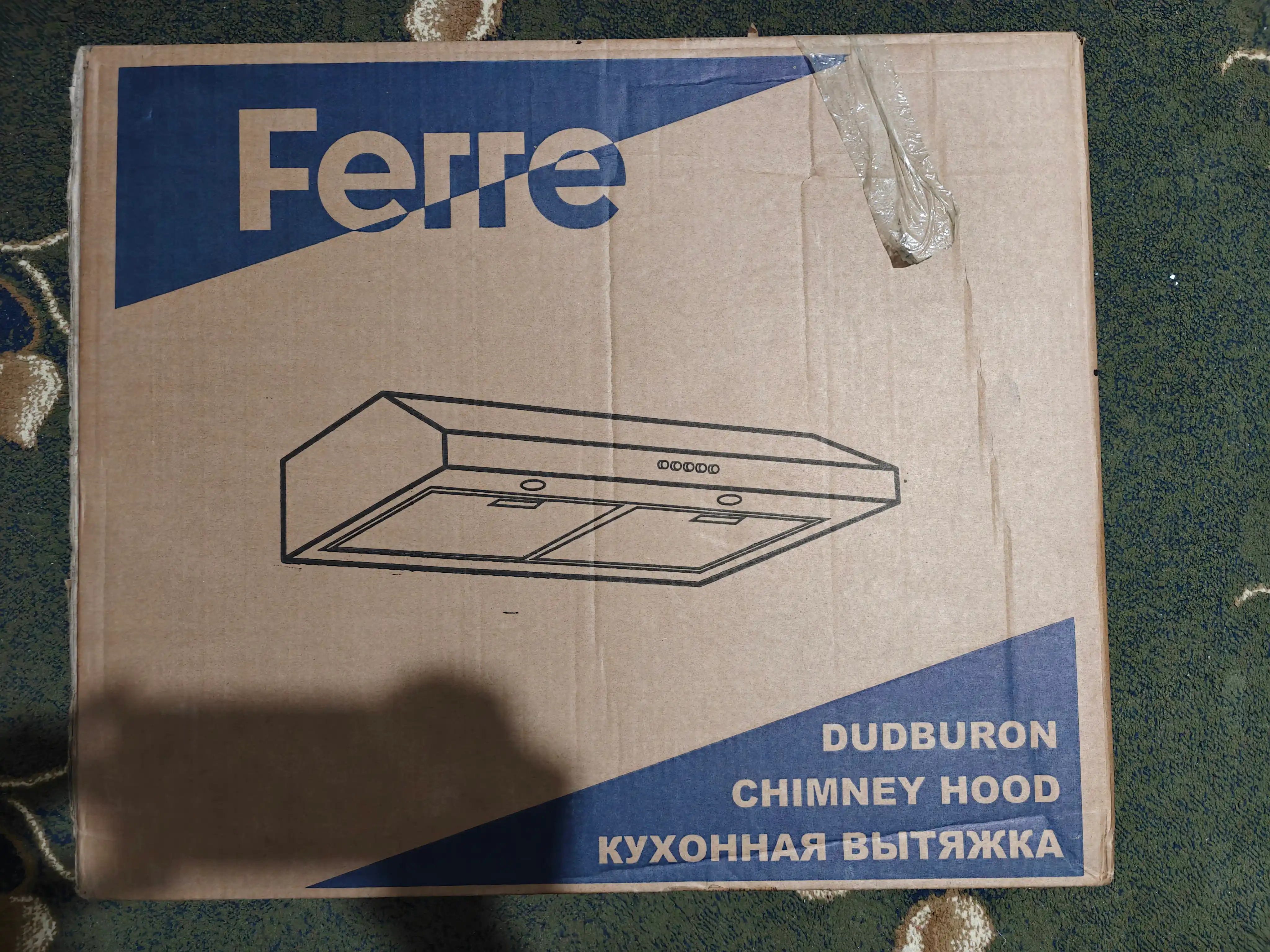 Ferre 601 Tablet oshxona dudburoni, ikkita dvigatel va 600 m3 yuqori so‘rish tezligiga ega