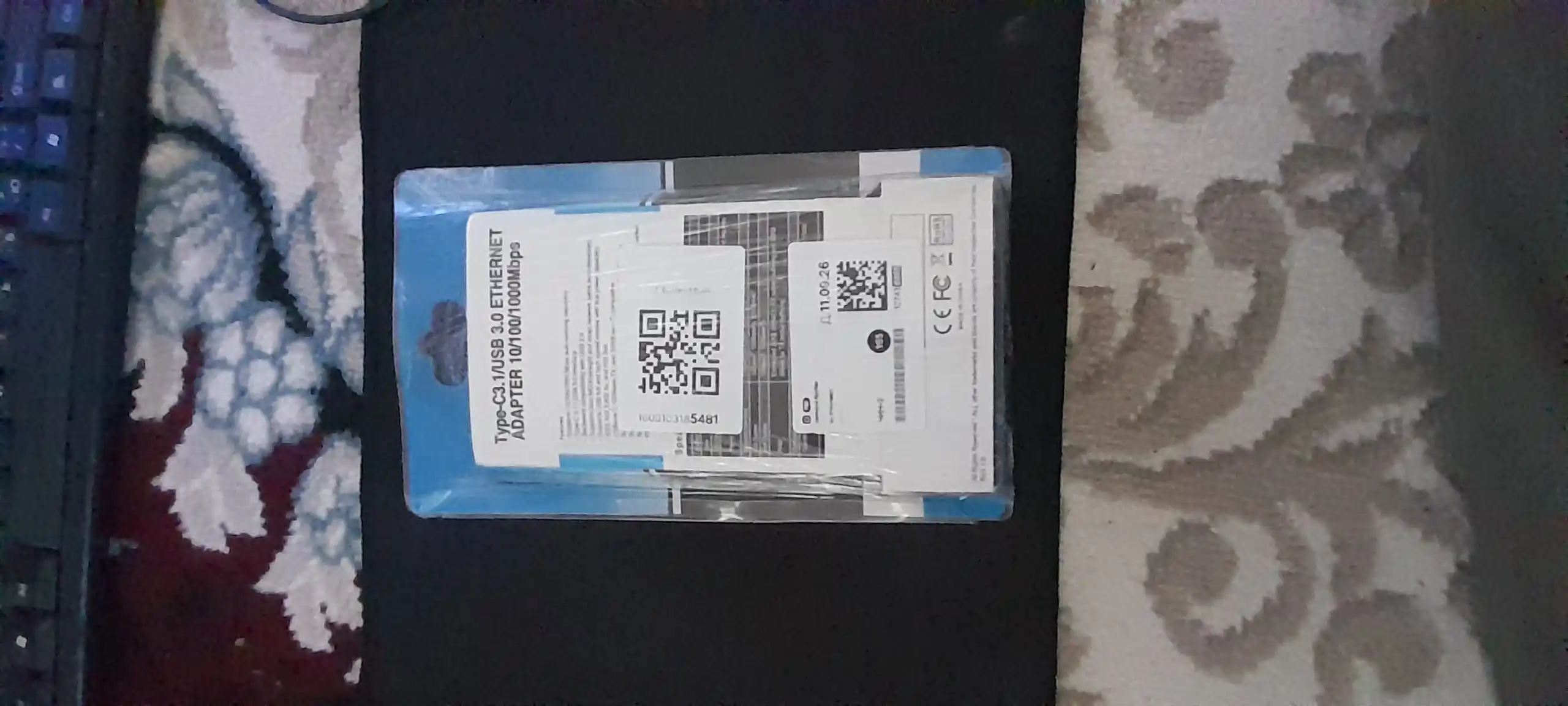 USB 3.0 Ethernet Adapter – скорость до 1000 Мбит/с, USB 3.0 - RJ-45 port
