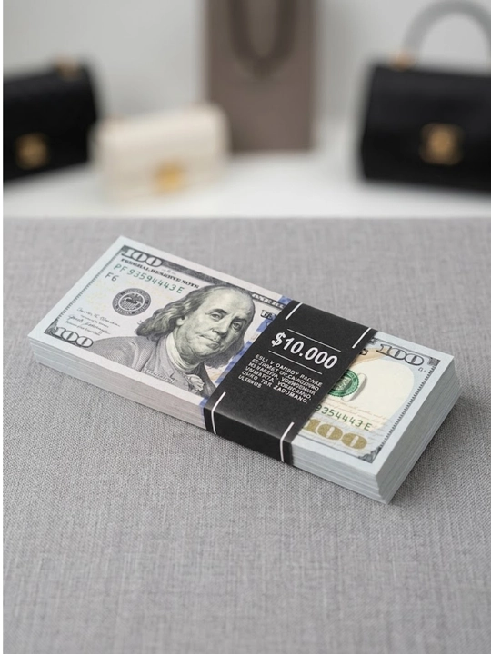Suvenir dollar pullar to'plami, sovg'a va fotosessiya uchun pachka 100$ - 