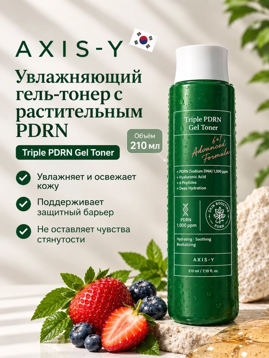 Гель-тонер для лица AXIS-Y Triple PDRN Gel Toner - 