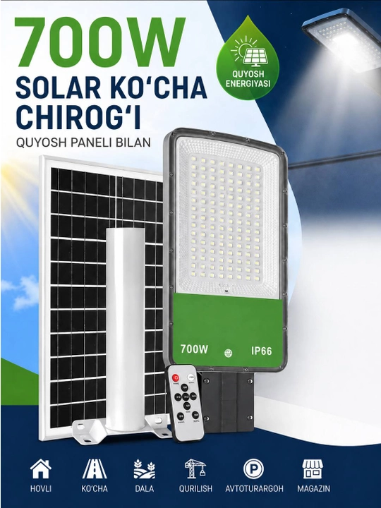 Солнечной Панел Прожектор 700W MT-HX - 