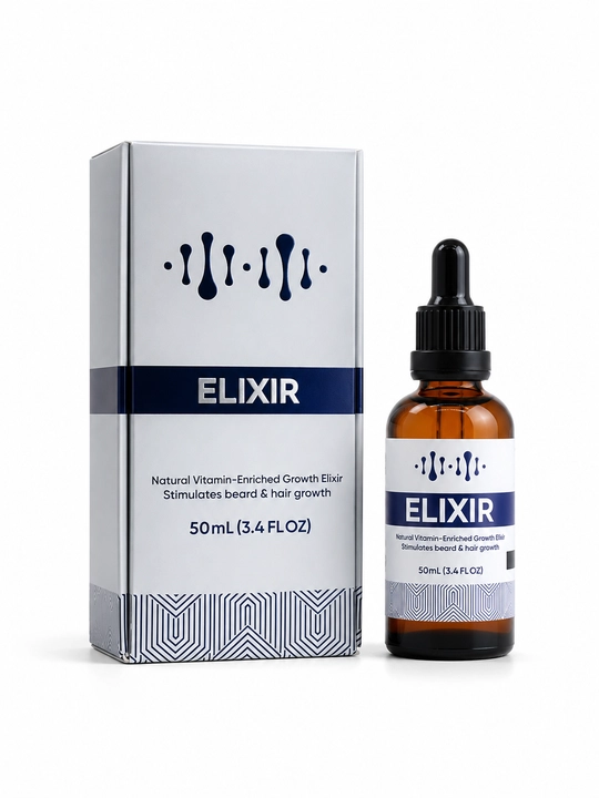 Эликсир-лосьон для роста волос и бороды Elixir Boroda Minoxidil 16% с пипеткой, 50 мл - 
