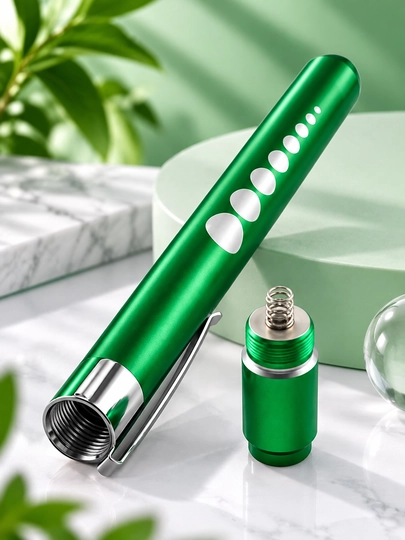 LOR uchun diagnostik fonarik, USB zaryadlanadigan, oq va sariq chiroqli