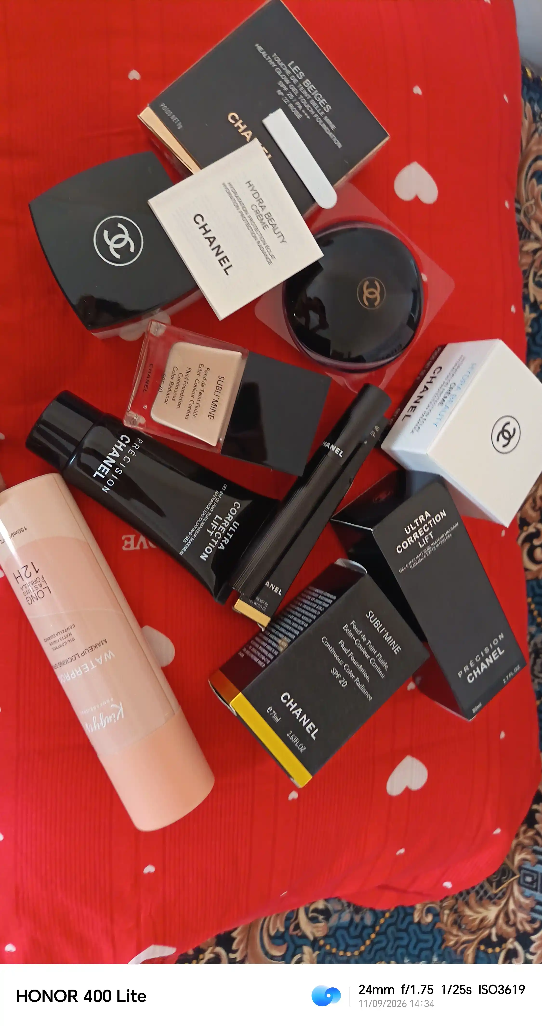 Chanel kosmetika nabor / ayollar uchun sovg'a / make up set / pudra / krem / tush / piling
