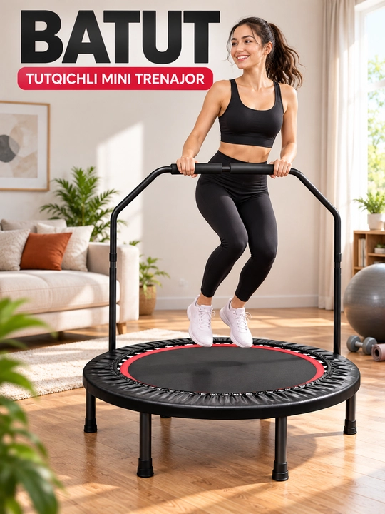 Batut, himoya tarmog'i bilan, 110 kg gacha bardosh beradi