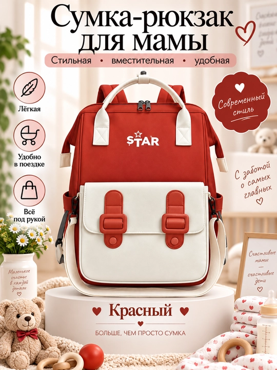 Сумка для мамы в роддом, сумка-рюкзак для мам