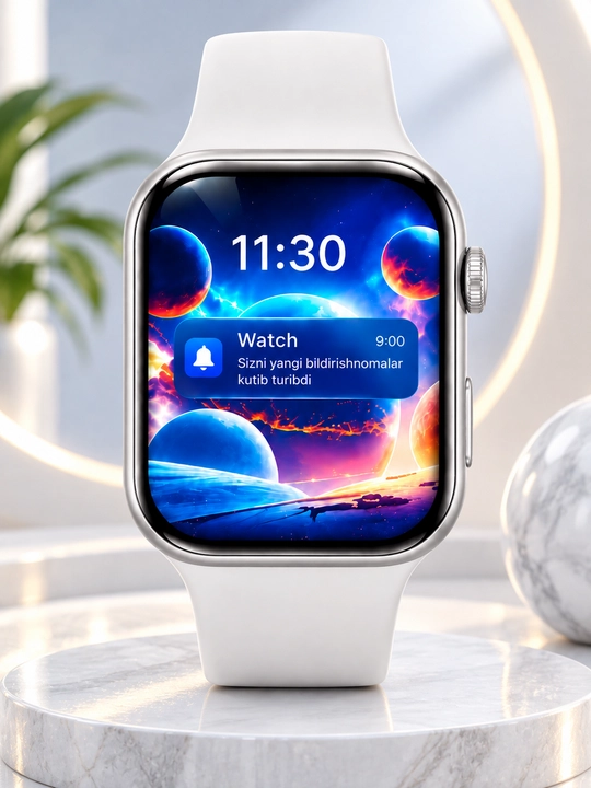 Смарт-часы Smart Watch 8 Big T800 Pro Max, для Android и iPhone, беспроводная зарядка
