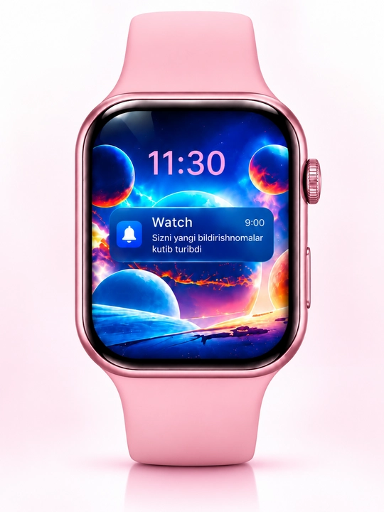 Смарт-часы Smart Watch 8 Big T800 Pro Max, для Android и iPhone, беспроводная зарядка