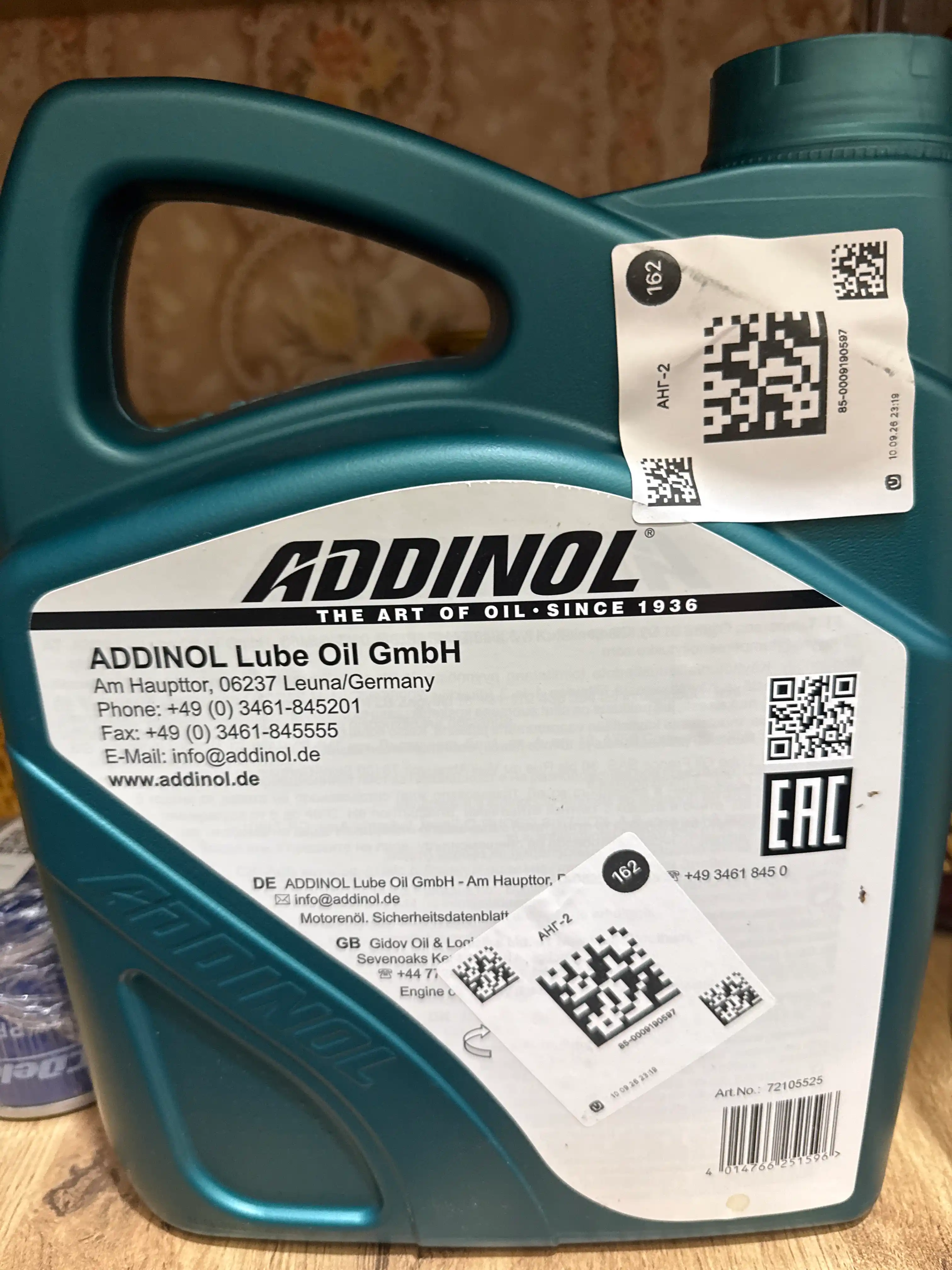 Sintetik motor moyi Addinol Premium 5W-30 Dexos1