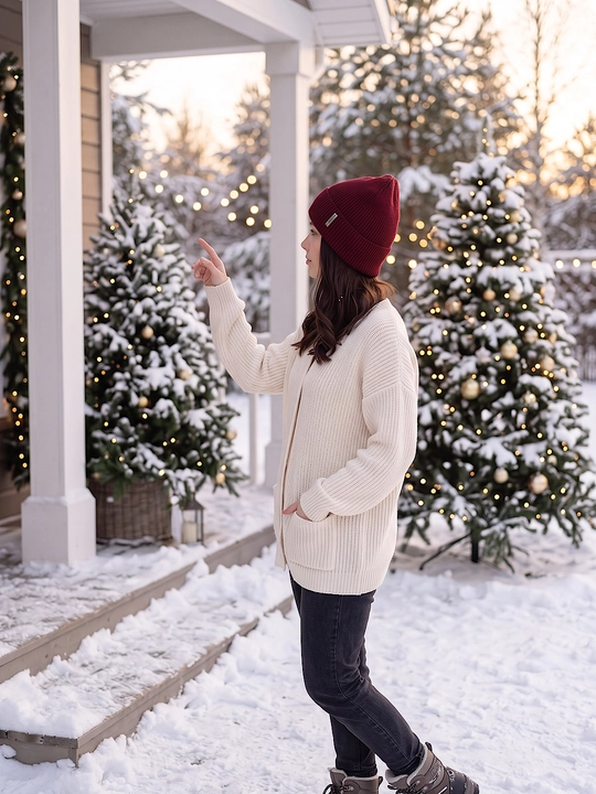 Ayollar bosh kiyimi va qizlar uchun qishki shapka Snowl Liana