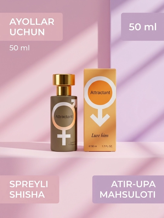 "Lure Him" ​​va "Lure Her" jalb qiluvchi parfyumlangan suv 50 ml