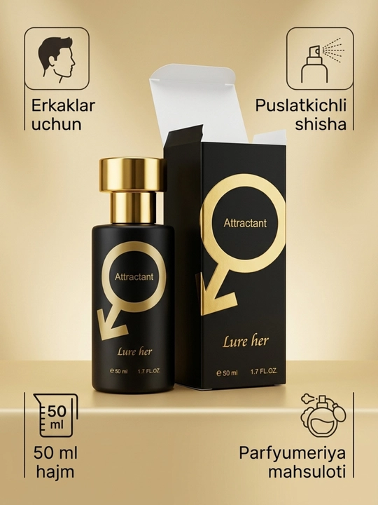 "Lure Him" ​​va "Lure Her" jalb qiluvchi parfyumlangan suv 50 ml