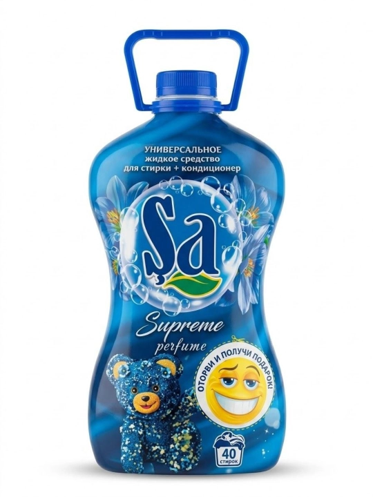 Konditsionerli universal suyuq kir yuvish vositasi («Şa Supreme perfume») - 