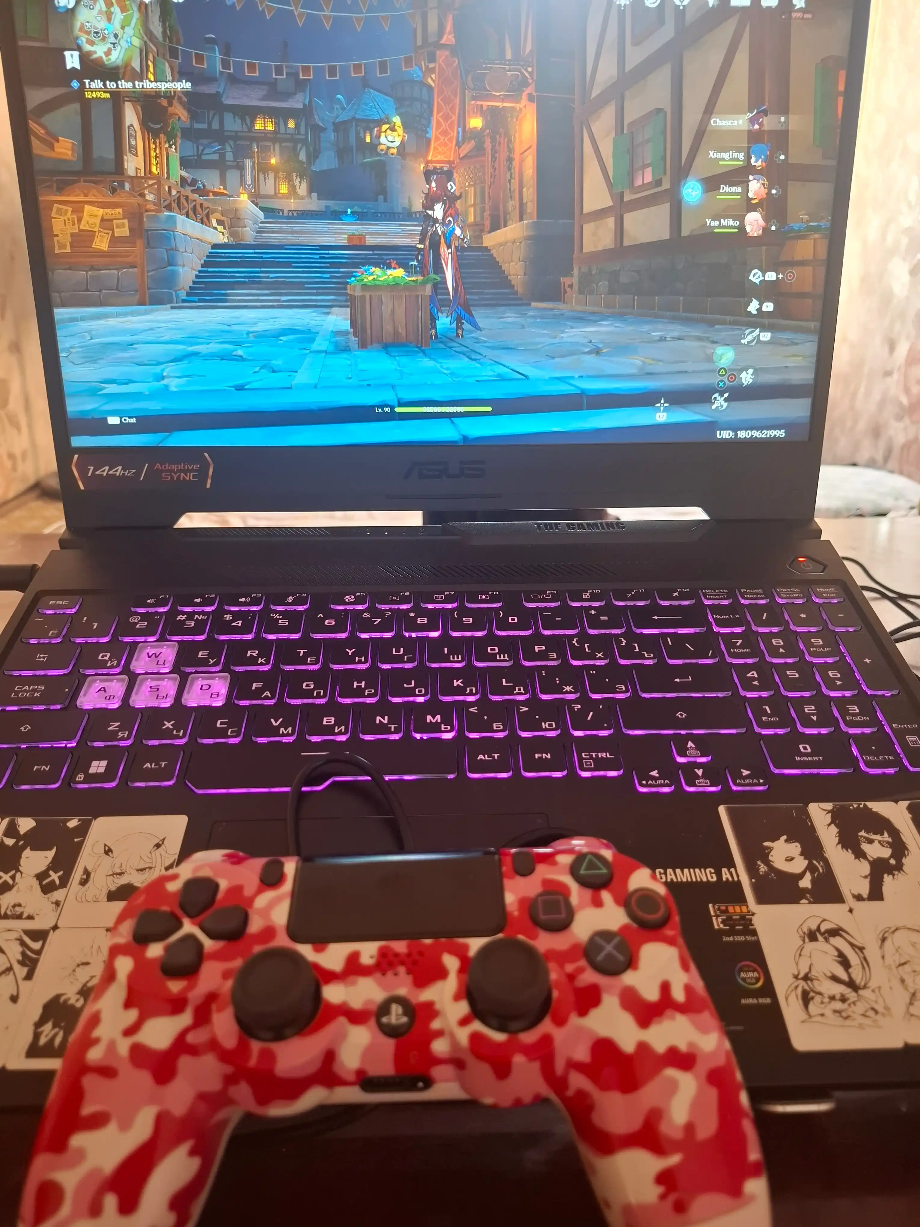 Joystik Dualshock 4 PS4, kompyuter va smartfonlar uchun kontroller
