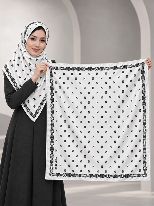 Ayollar uchun atlas ro‘mol, 90 × 90 sm, bosh va bo‘yin uchun to'rtburchak sharf, turli ranglarda