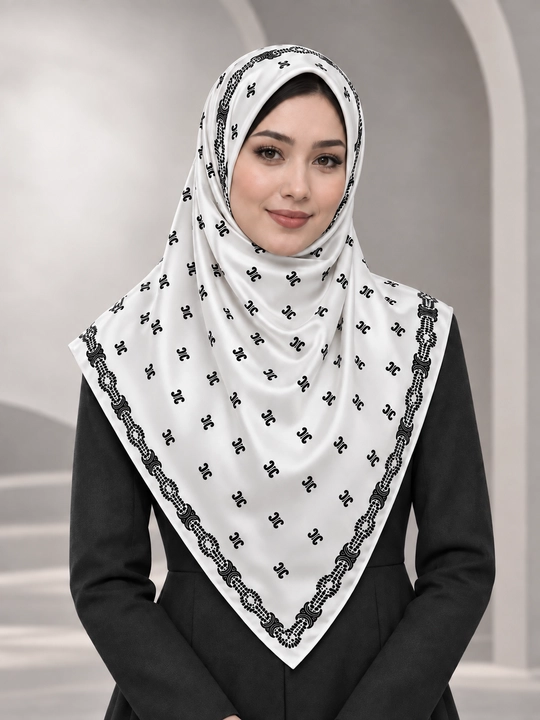 Ayollar uchun atlas ro‘mol, 90 × 90 sm, bosh va bo‘yin uchun to'rtburchak sharf, turli ranglarda