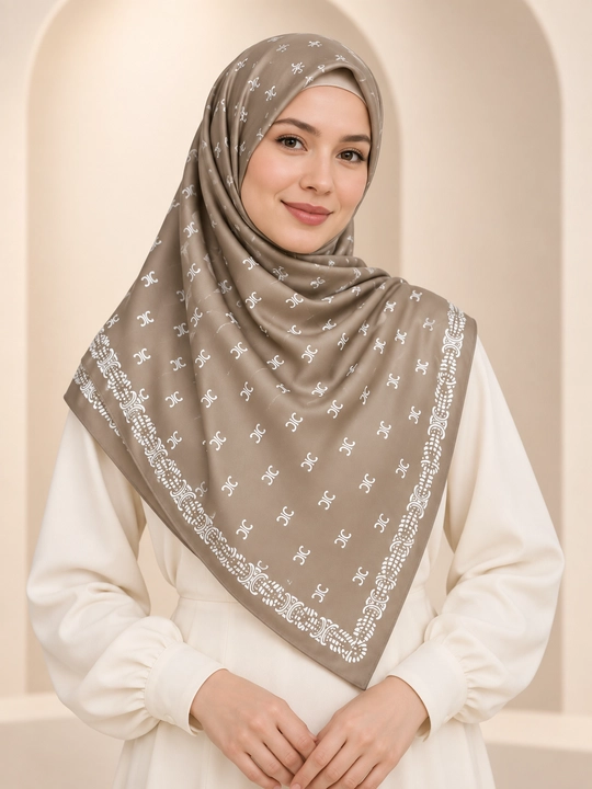 Ayollar uchun atlas ro‘mol, 90 × 90 sm, bosh va bo‘yin uchun to'rtburchak sharf, turli ranglarda