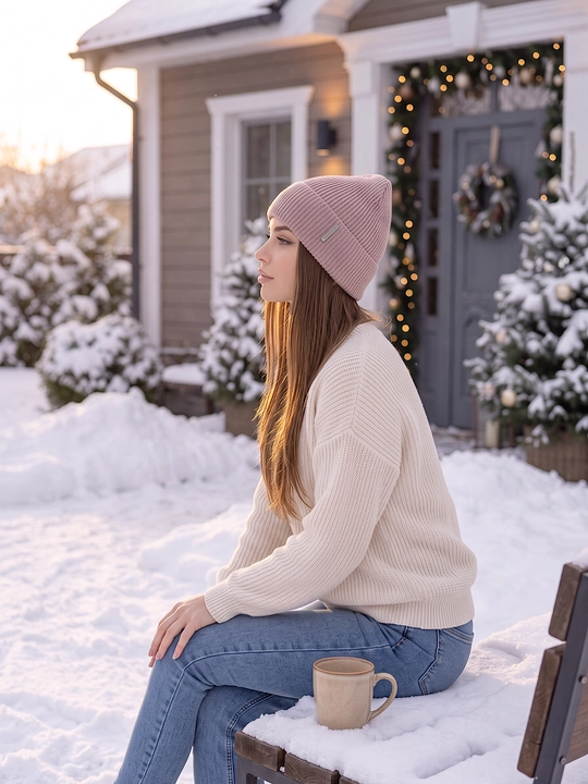 Ayollar bosh kiyimi va qizlar uchun qishki shapka Snowl Liana