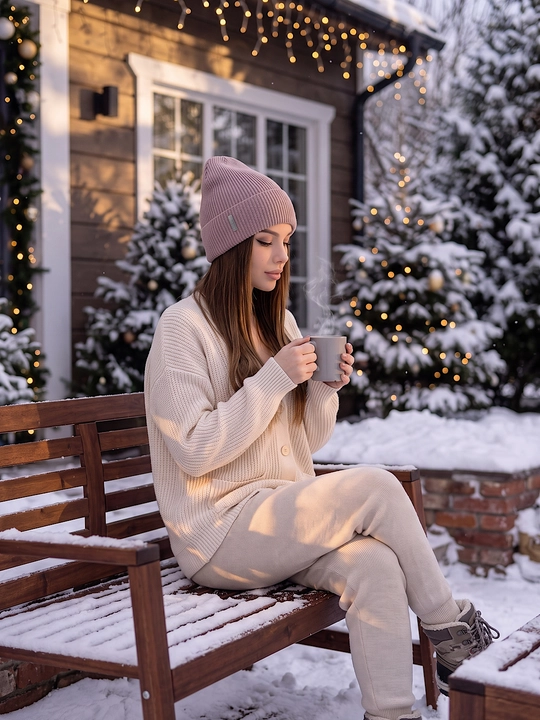 Ayollar bosh kiyimi va qizlar uchun qishki shapka Snowl Liana