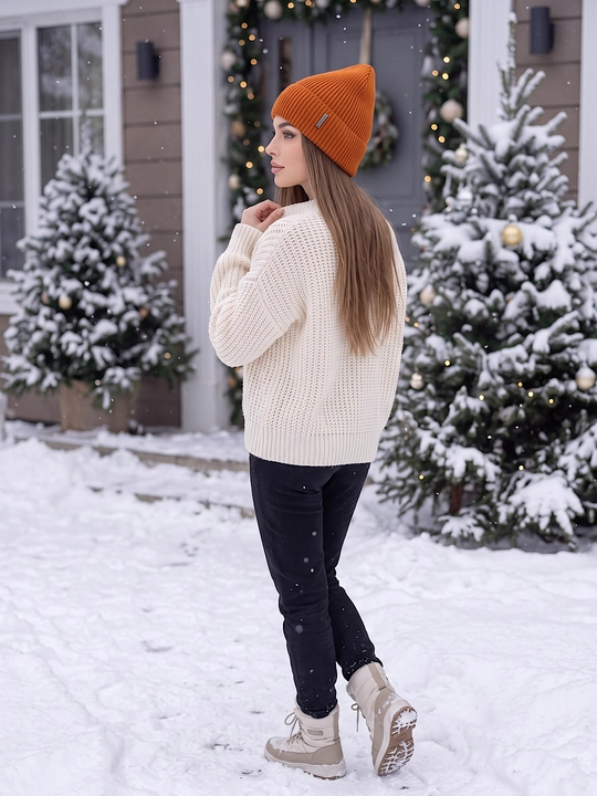 Ayollar bosh kiyimi va qizlar uchun qishki shapka Snowl Liana