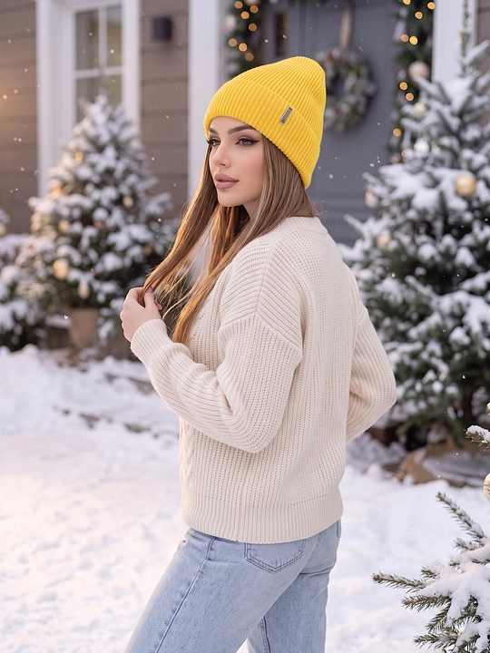 Ayollar bosh kiyimi va qizlar uchun qishki shapka Snowl Liana