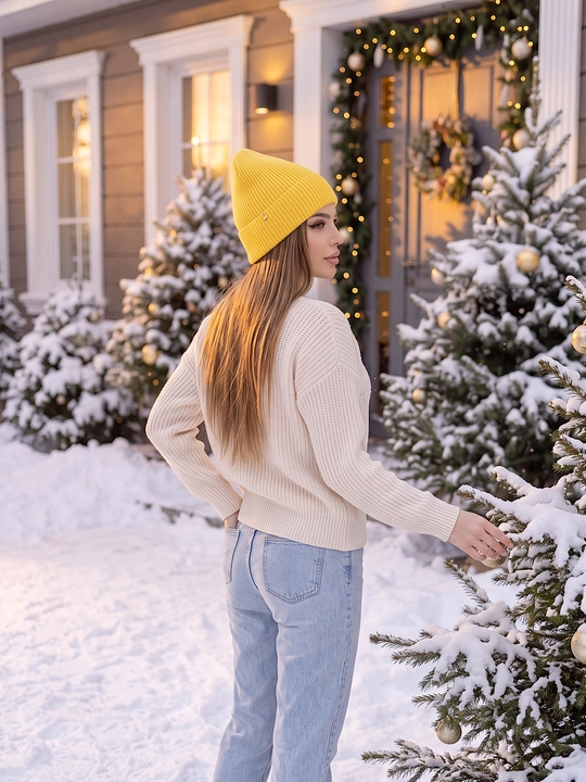 Ayollar bosh kiyimi va qizlar uchun qishki shapka Snowl Liana