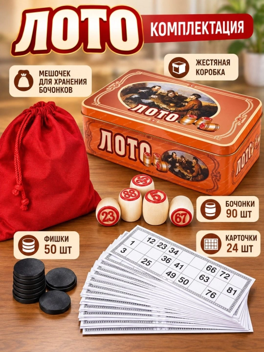 Klassik loto - Oilaviy stol o‘yini