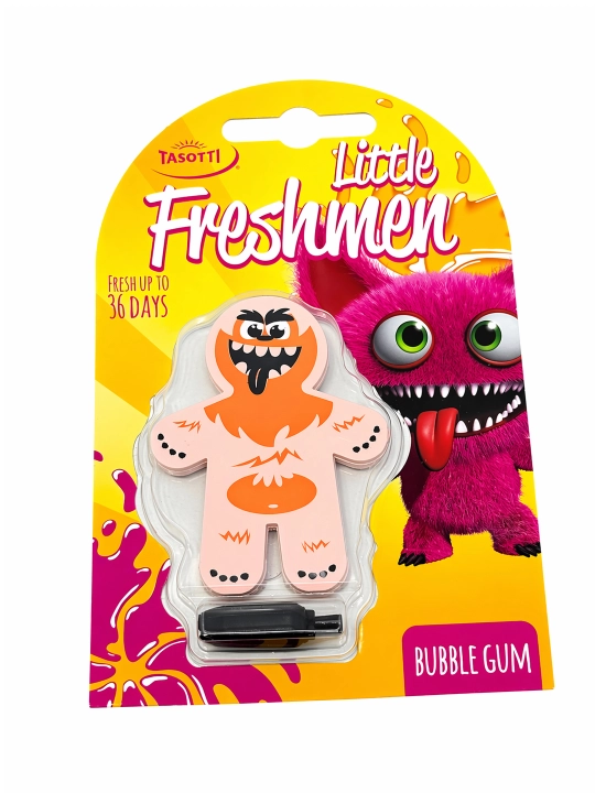 Автомобильный ароматизатор Tasotti Little Freshmen Bubble Gum,подвесной освежитель воздуха - 