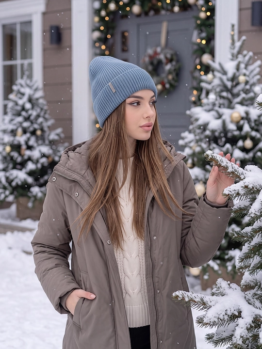 Ayollar bosh kiyimi va qizlar uchun qishki shapka Snowl Liana