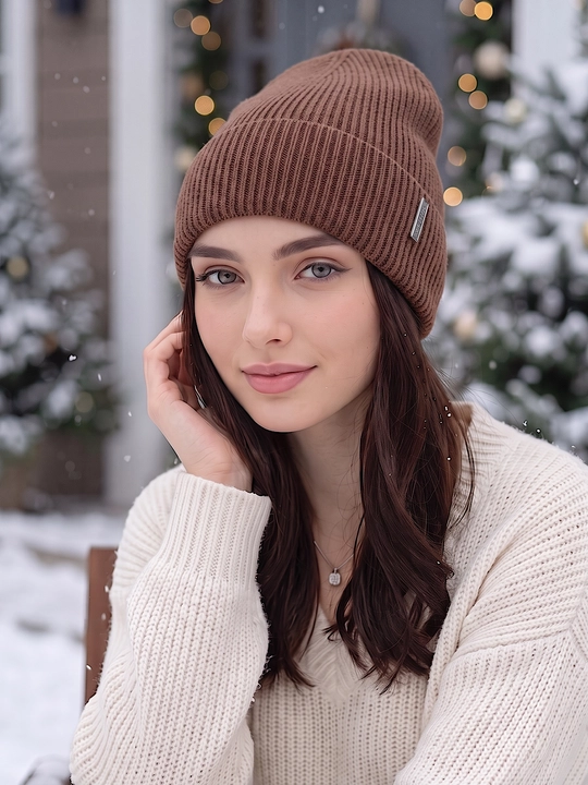Ayollar bosh kiyimi va qizlar uchun qishki shapka Snowl Liana