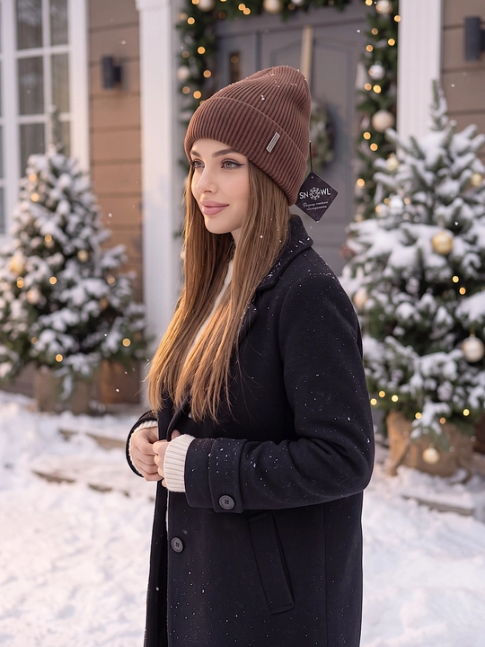 Ayollar bosh kiyimi va qizlar uchun qishki shapka Snowl Liana