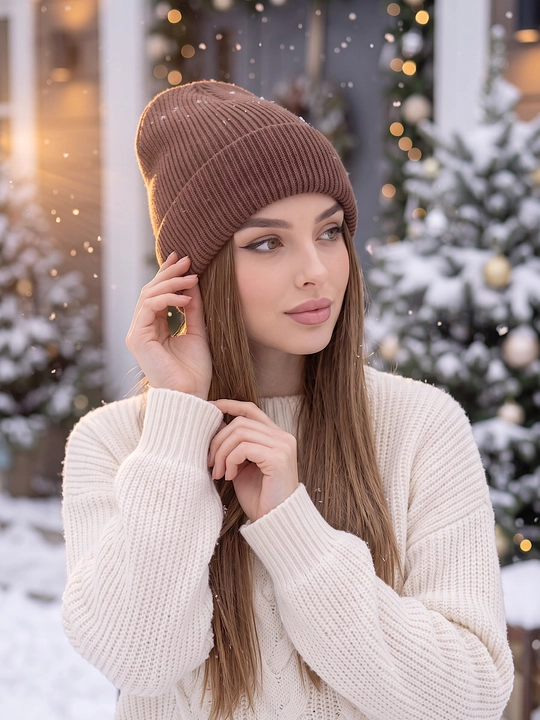 Ayollar bosh kiyimi va qizlar uchun qishki shapka Snowl Liana
