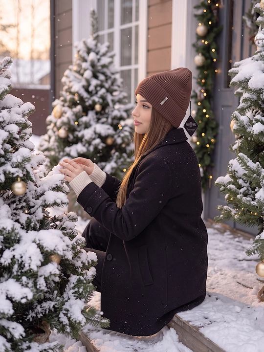 Ayollar bosh kiyimi va qizlar uchun qishki shapka Snowl Liana