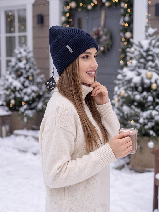 Ayollar bosh kiyimi va qizlar uchun qishki shapka Snowl Liana