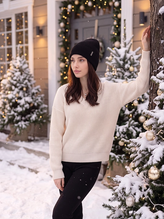 Ayollar bosh kiyimi va qizlar uchun qishki shapka Snowl Liana
