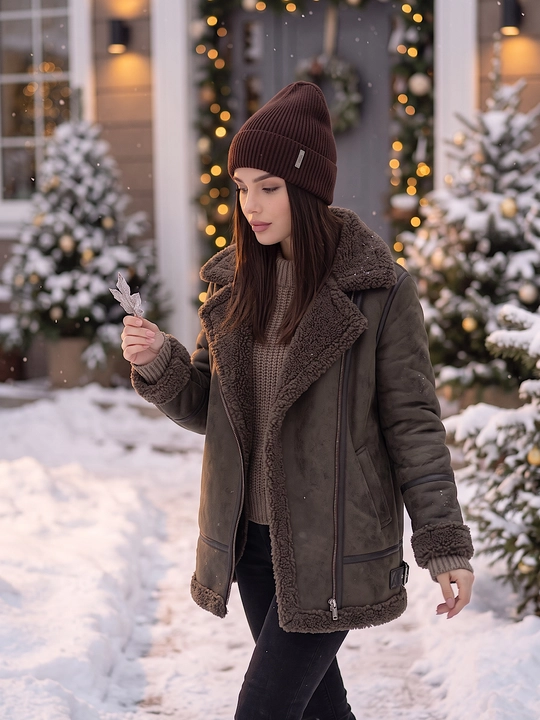 Ayollar bosh kiyimi va qizlar uchun qishki shapka Snowl Liana