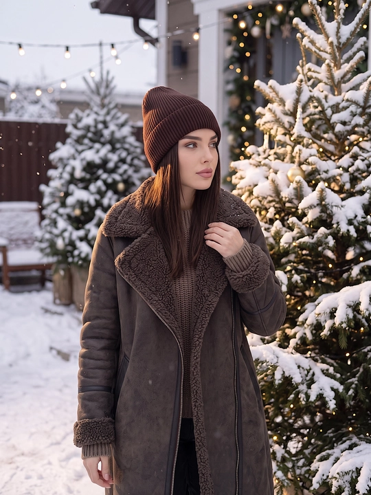 Ayollar bosh kiyimi va qizlar uchun qishki shapka Snowl Liana