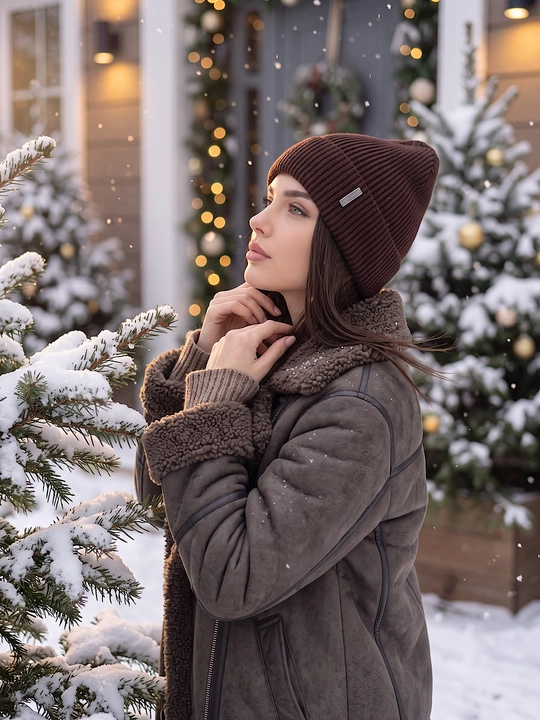 Ayollar bosh kiyimi va qizlar uchun qishki shapka Snowl Liana