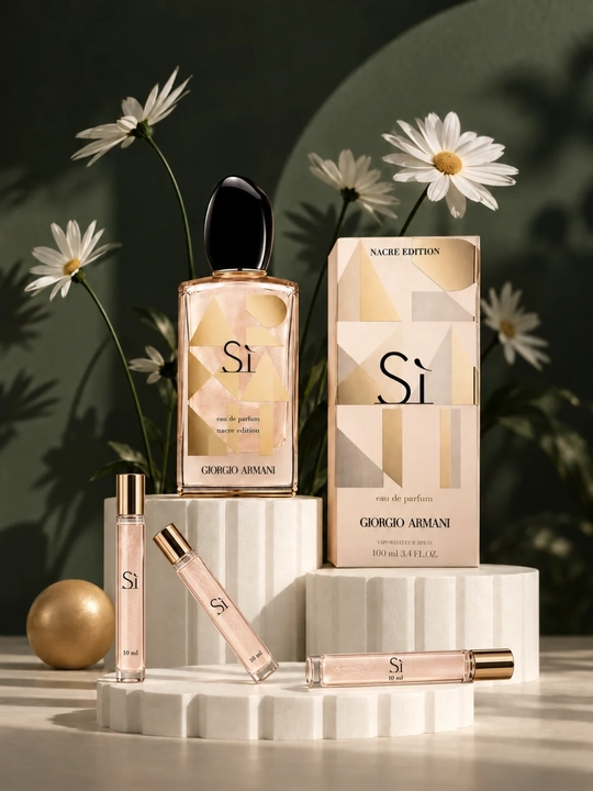 Giorgio Armani Si Nacre Edition женские — сладкий цветочно-фруктовый аромат, 3-100 мл - 