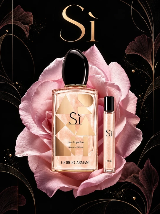 Giorgio Armani Si Nacre Edition женские — сладкий цветочно-фруктовый аромат, 3-100 мл