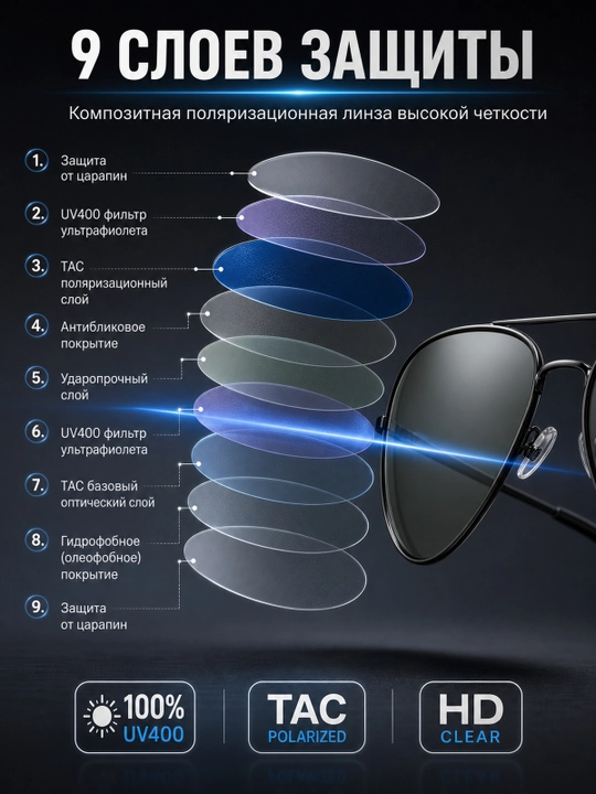 Солнцезащитные очки хамелеон унисекс, фотохромные, мужские и женские