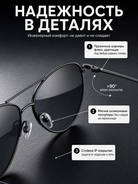 Солнцезащитные очки хамелеон унисекс, фотохромные, мужские и женские