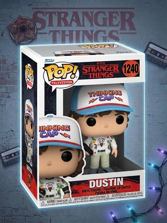 Funko POP haykalchasi Dastin, Eddi, Vill, Xupper, Stiv juda g‘alati ishlar Stranger Things - 