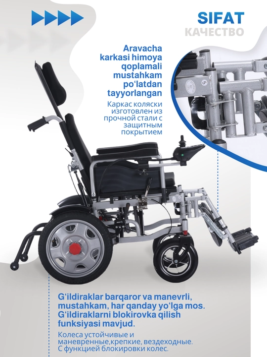 Nogironlar aravachasi, elektr