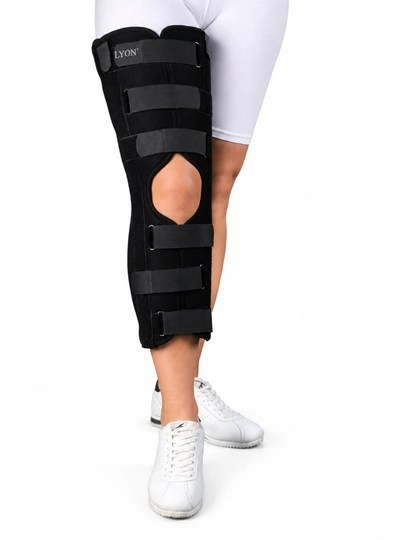 LYON LS015 tizza bo‘g‘imi immobilizatori, po‘lat shinalar bilan, 45/55/65 sm - 