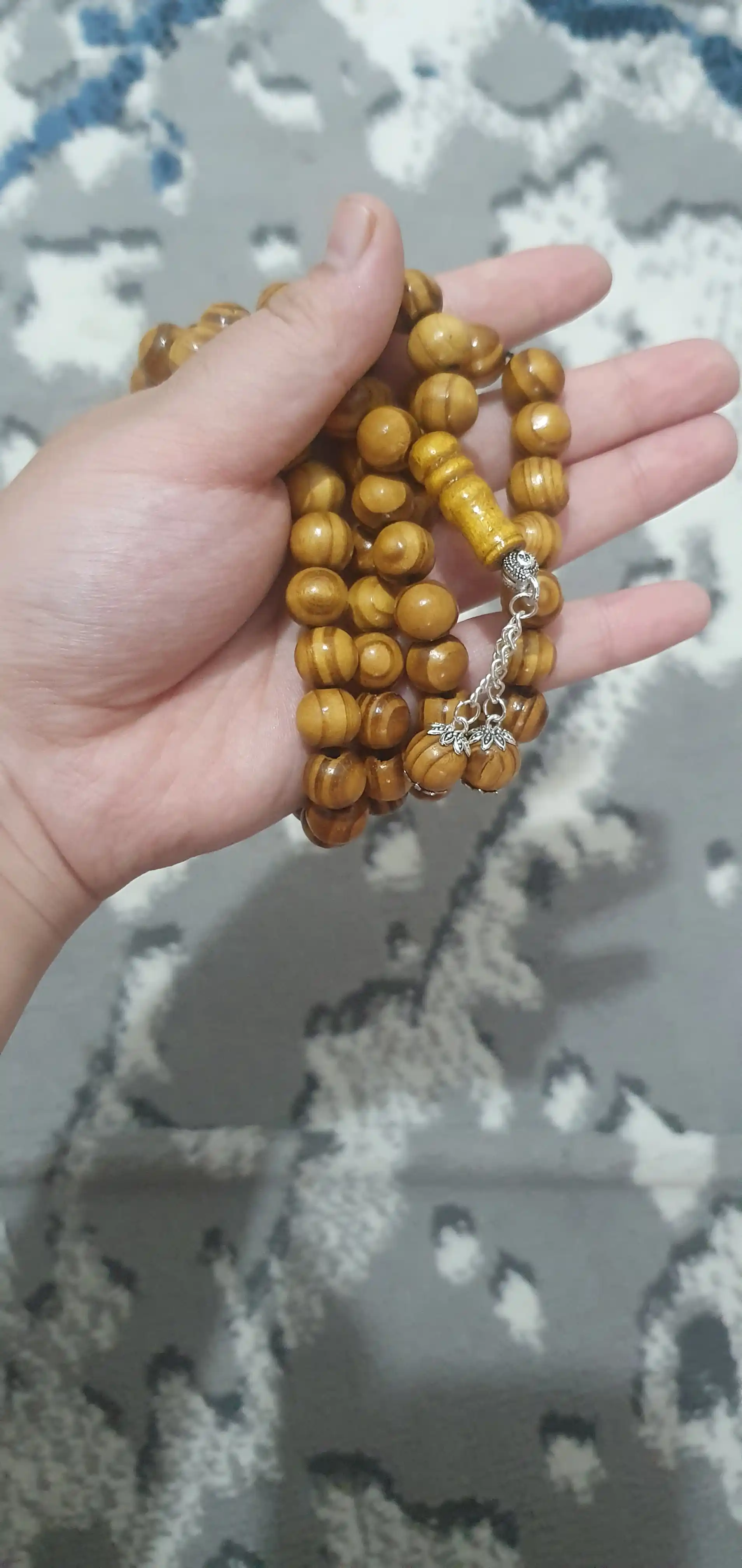 Yog‘ochdan yasalgan musulmon tasbihi – 99 dona munchoq