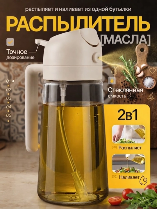 2-si 1-da Yog‘ va sous uchun purkagich-dozator (470 ml)