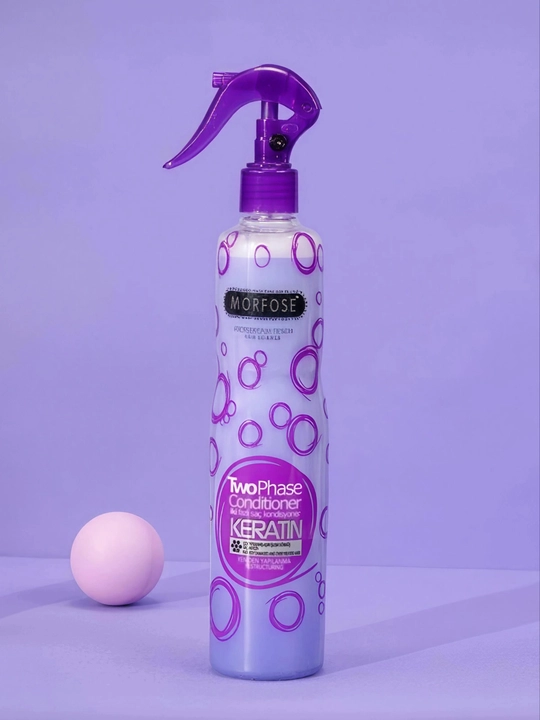 Ikki fazali yuvilmaydigan soch sprey konditsioneri MORFOSE 400 ml